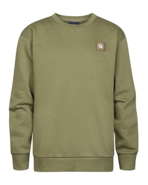 Petrol Industries - Jongens Logo Sweater Oceanic - Groen