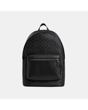 West Backpack in Signature Bag