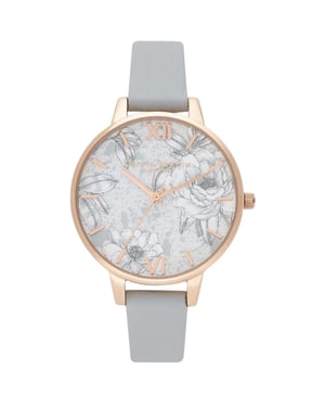 Olivia Burton Ladies Watch Quartz silver