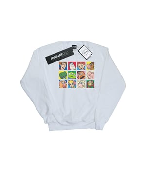 Disney Heren Toy Story Character Squares Sweatshirt (Wit)