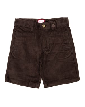 Corduroy jongensbroek met verstelbare elastische tailleband 17I14902