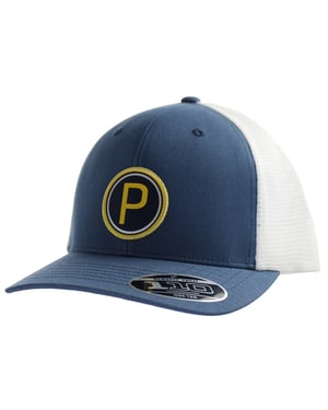 Puma P110 The Players Patch Snapback Flex Fit Blue White Unisex Cap 023046 01