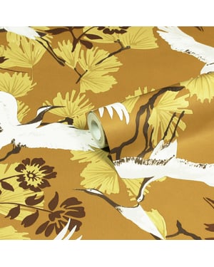 Demoiselle Botanical Printed Wallpaper