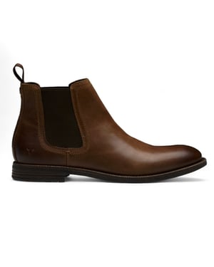 Windsorsmith Brown Leather Chelsea Ankle Boots - Sergio