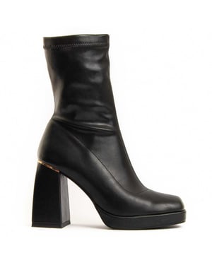 Montevita Heel Ankle Boot Kaliope I Svart