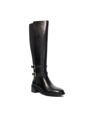 Dune Ladies Tatter - Leather Knee High Riding Boots