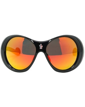 Moncler ML0148 01C 64 Black Sunglasses