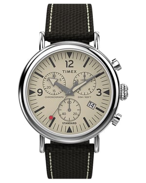 Timex Standard Chrono Heren Horloge Bruin TW2V43800