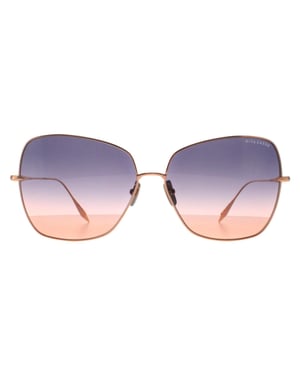 Dita Cat Eye Dames Roségoud Donkergrijs tot Perzik Kleurverloop Zazoe