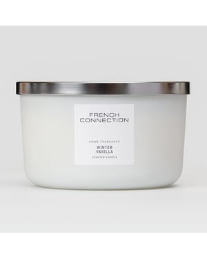 French Connection White Collection Winter Vanilla Candle 426g