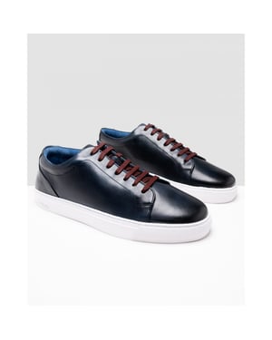 Oliver Sweeney Hayle Antiqued Calf Leather Mens Trainers