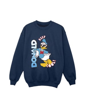 Disney Jongens Donald Duck Cool Sweatshirt (Marineblauw)
