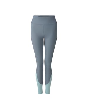Dare 2B Power Leggings för damer/kvinnor (Aquifer/Element Grey)