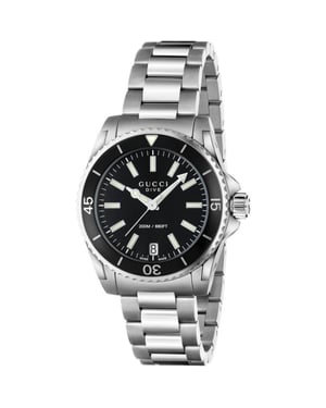 Gucci YA136403 Dive Black Dial Ladies Watch