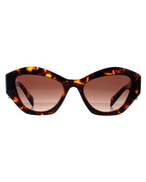 Prada PR07YS VAU6S1 honing havana bruin gradiënt zonnebril