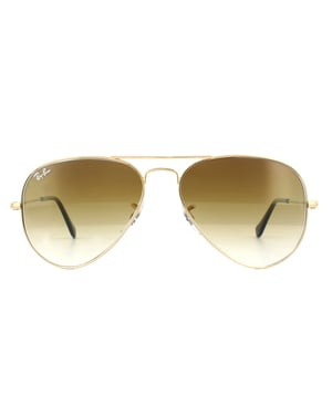 Ray-Ban Zonnebril Aviator 3025 001/51 Goudbruin Fade