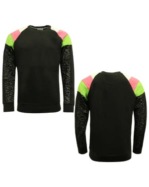 Reebok Dames RR Crew Neck Sweatshirt Trui Zwart S01460 A46A