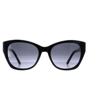 Marc Jacobs MARC 732/S 807 9O glanzend zwart donkergrijs gradiënt zonnebril