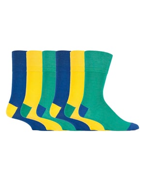 Gentle Grip - 6 Pairs Mens Gentle Grip Non Elastic Socks - MGG89