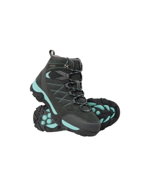 Mountain Warehouse Kinder/kleuterpad suède wandelschoenen (Teal)