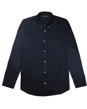 Ben Sherman Heren Navy Oxford Overhemd