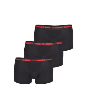 HUGO 3 Pack Men's Cotton Planet Trunk
