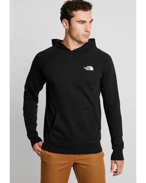 The North Face Mens Reglan Red Box Hoodie in Black
