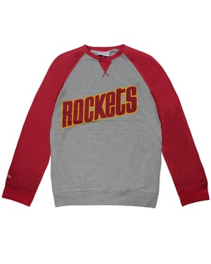 Mitchell & Ness Houston Rockets NBA Turf Fleece Crew Heren Sweater