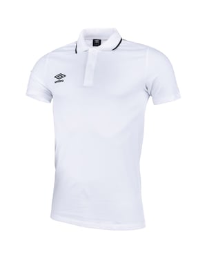 Umbro Kortärmad Krage Vit Herr Pikétröja 65703U 13V