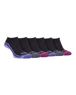 JEEP - 6 Pairs Ladies Performance Poly Low Ankle Length Trainer Socks