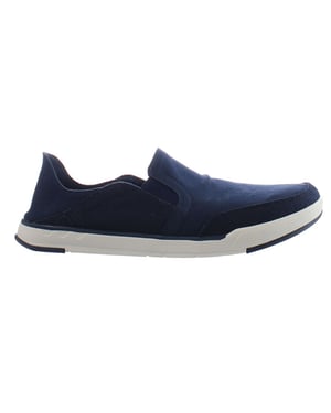 Clarks Step Isle Row Mens Blue Shoes