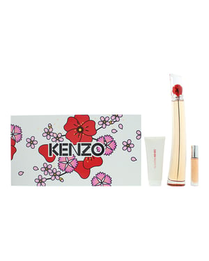 Kenzo Flower L'absolue Eau de Parfum 100ml, Eau de Parfum 10ml + Body Lotion 75ml