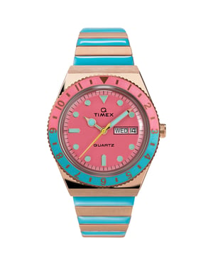 Timex Q Malibu Dames Horloge Multi TW2U81500