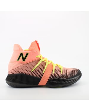 New Balance Omn1s Oranje Textiel Heren Lace Up Basketbal Trainers BBOMNXA2