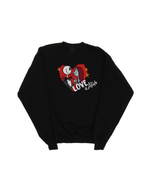 Disney Dames/Dames The Nightmare Before Christmas Love Is Alive Sweatshirt (Zwart)
