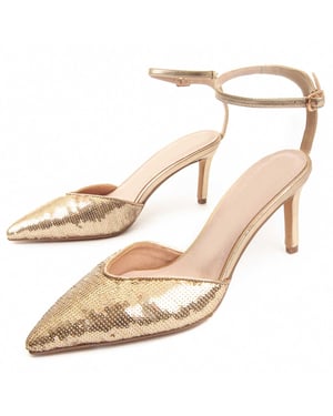 Montevita Klackskor Festshoe2 i Guld