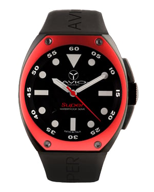 Avio milano: mens super black watch