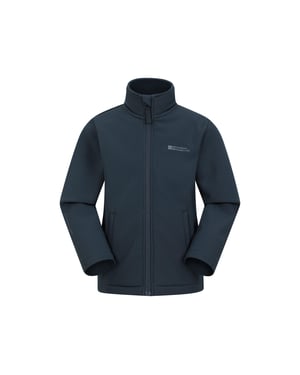 Mountain Warehouse Kinder/Kids Grasmere Soft Shell Jas (Marine)