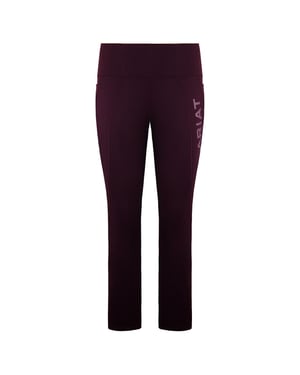 Ariat Seat Grip Womens Burgundy Riding Tight