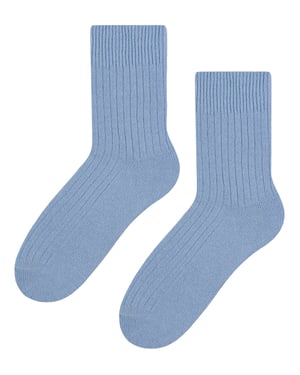 Womens Wool Dress Socks | Steven | Breathable Warm Socks for Ladies -Blue