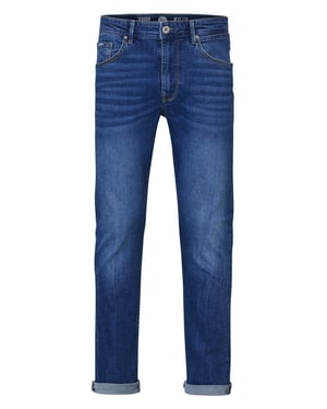 Petrol Industries - Heren Seaham Future Proof Slim Fit Jeans - Blauw