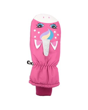Mountain Warehouse Meisjes Critter Eenhoorn Skiwanten (Roze)