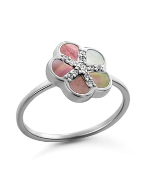 Orphelia 'Daisy' Dames 925 Sterling Zilveren Ring - Zilver ZR-7585
