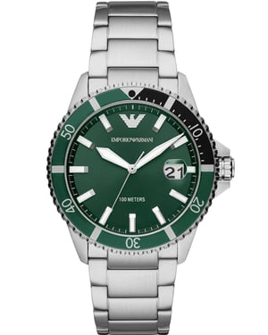 Emporio Armani Diver Men's Silver Watch AR11338