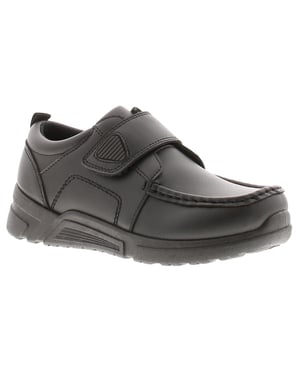 Buckle My Shoe Boys Shoes School Mock black
