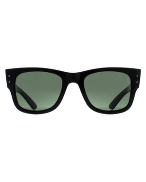 Ray-Ban Vierkant Unisex Gepolijst Zwart Groen RB0840S Mega Wayfarer
