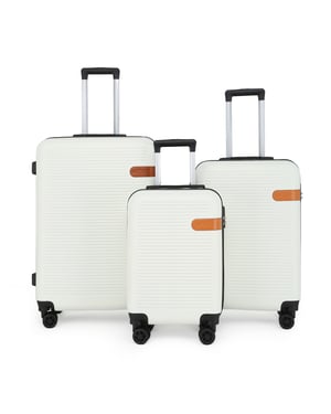 Hardshell Cream Cabine Kofferset Robuuste ABS Lichtgewicht Bagage Vakantietas