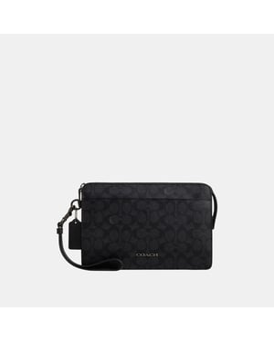 Zip Pouch in Signature