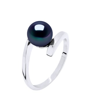 Ring Echte Cultiveerde Zoetwaterparel Rond 7-8 mm