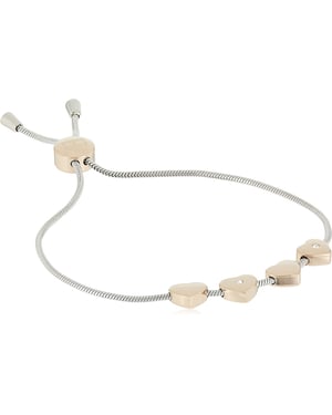 Tommy Hilfiger Dames RVS Armband - Zilver/Roségoud 2780122